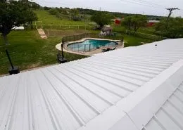 R-Panel Metal Roof Replacement in Willow Park, TX | Project Spotlight R-Panel Metal Roofing Install After Photo - Lonestar Roofing